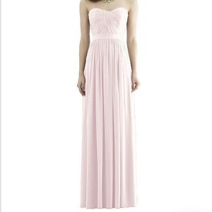 DESSY GROUP blush bridesmaid dress